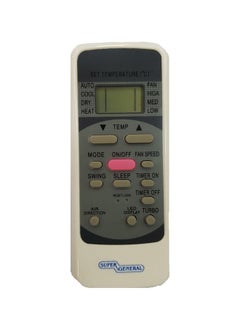 Generic Air Conditioner Remote Control Black/White/Grey 