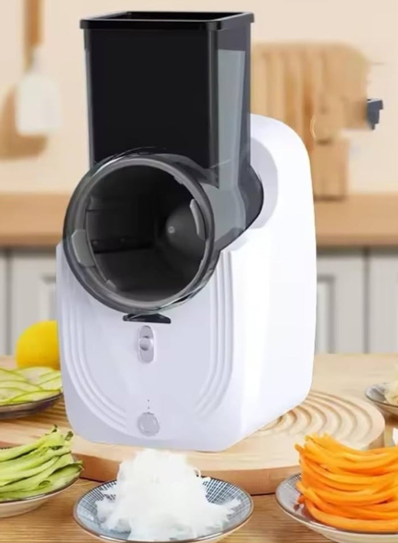 Electric Vegetable Slicer, Automatic Food Shredder Machine for Kitchen  - Image 1