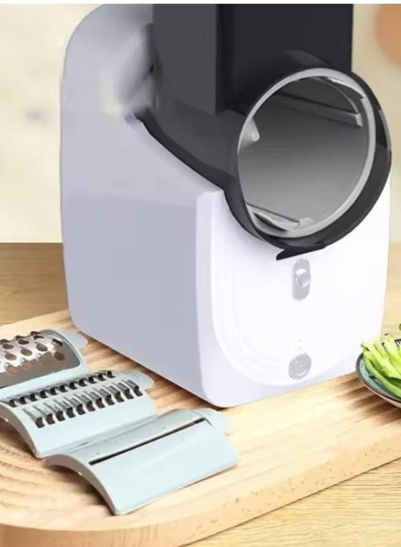 Electric Vegetable Slicer, Automatic Food Shredder Machine for Kitchen  - Image 2