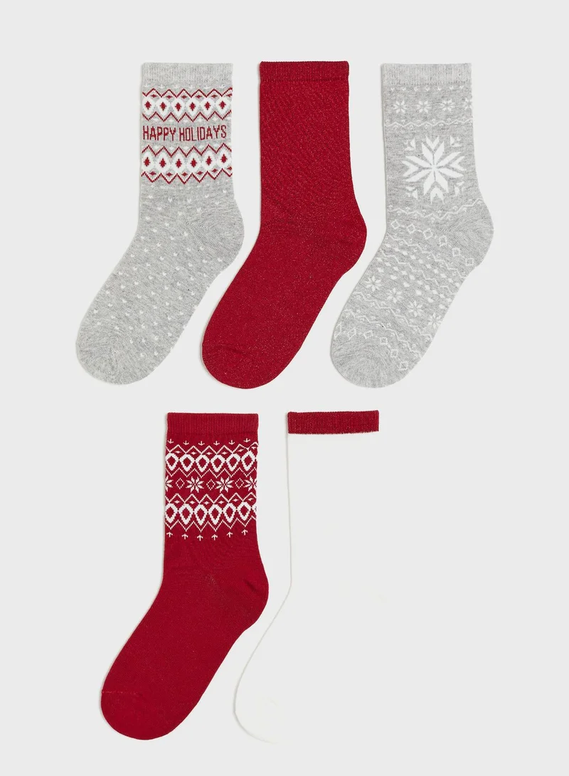 اتش اند ام 5-Pack Socks
