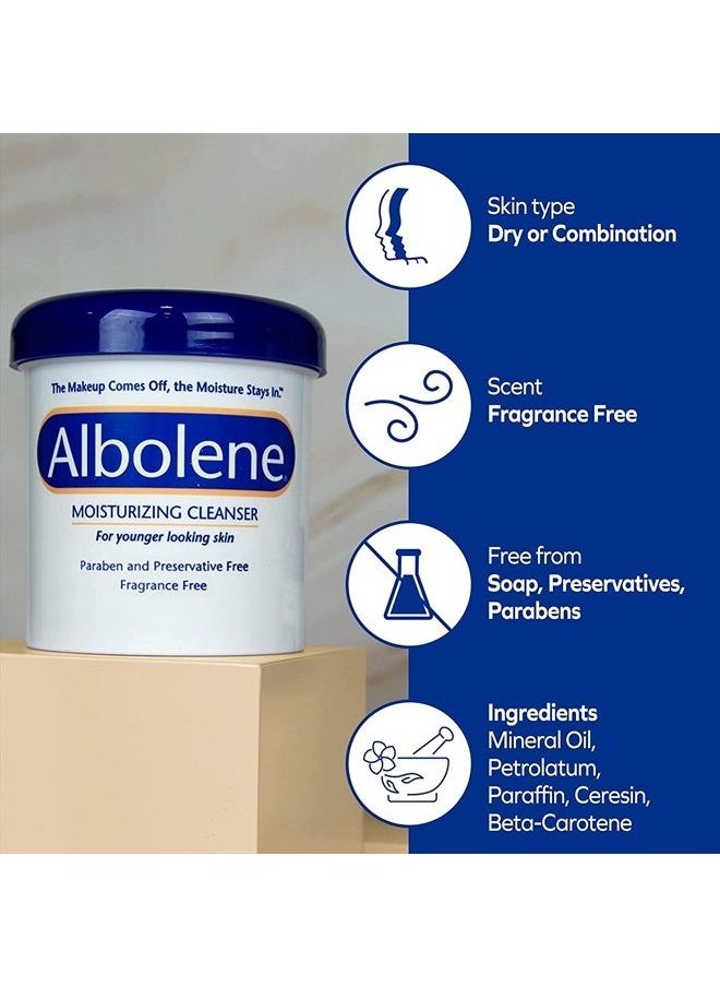Albolene - Moisturizing Cleanser, 6 Ounce - Image 1