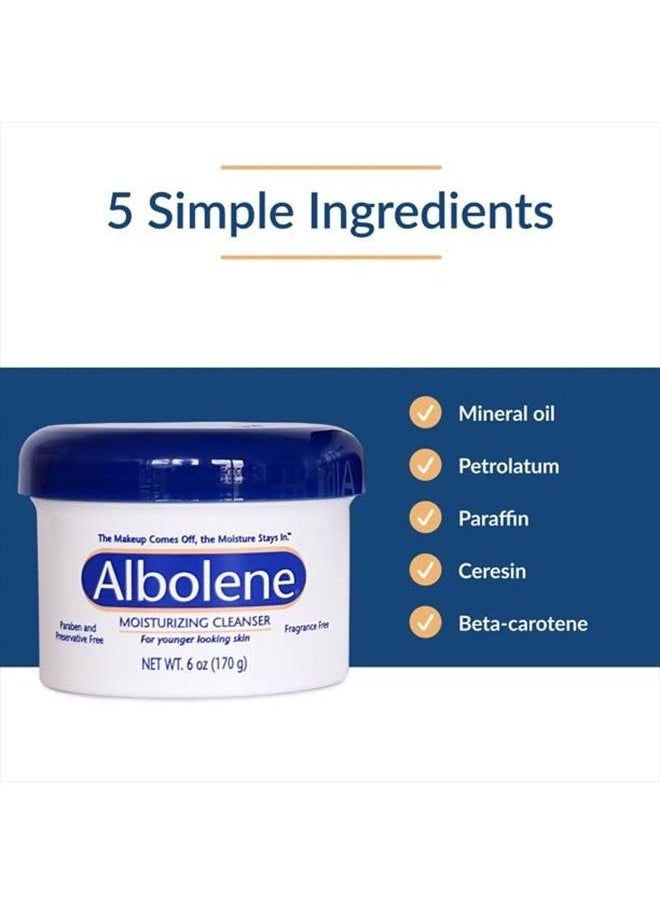Albolene - Moisturizing Cleanser, 6 Ounce - Image 1