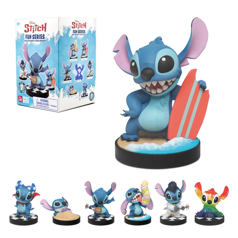 YuMe Disney Lilo Stitch Hero Box 1 Pack Mystery Blind Box 3 Collectible Figurines from Lilo Stitch Movie Surprise Mini Figures for Kids Boys Girls Disney Fans Ages 8 - Image 3