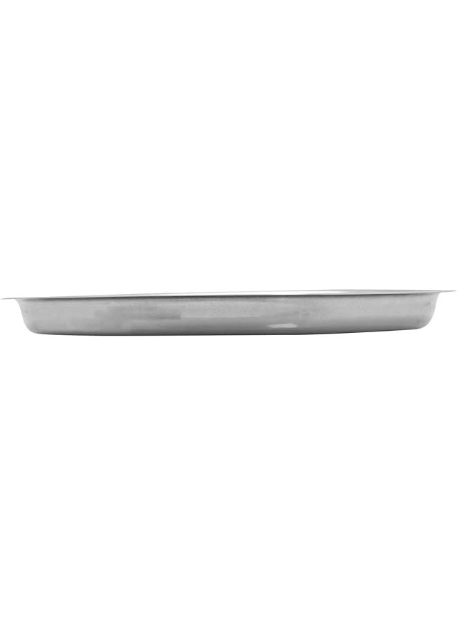 RAJ - Stainless Steel Dinner Plate 33 Cm Silver Tp0014 Dinner Plate Serveware Serving Plate Rice Plate - Image 1