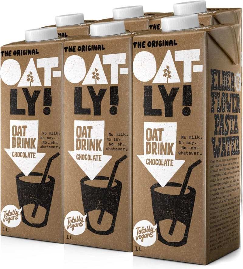 Oatly Oat Drink Chocolate 1L - Pack of 6 - Image 2