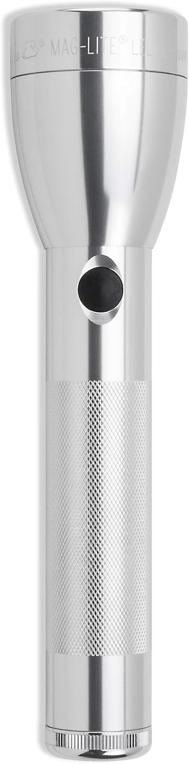 MagLite ML50L 2Cell C LED Flashlight Adjustable Beam High Low Modes WaterResistant Silver - Image 2