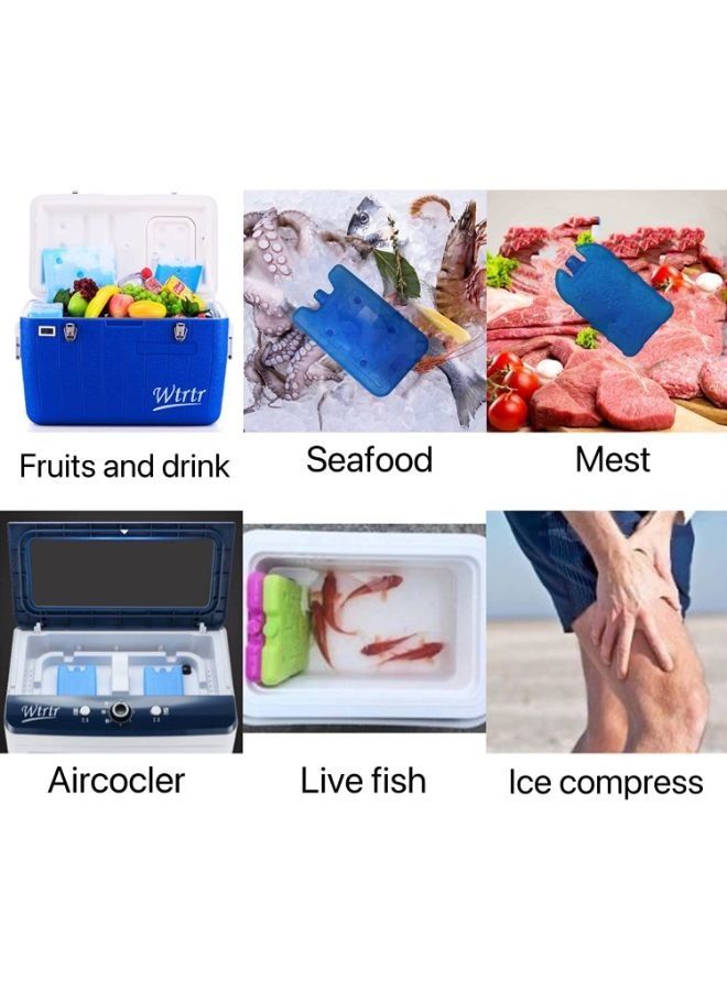 Wtrtr 2 Pieces Ice Packs for Keeping Food Fresh and Cold  - Image 4