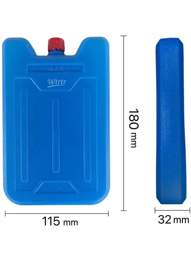 Wtrtr 2 Pieces Ice Packs for Keeping Food Fresh and Cold  - Image 2