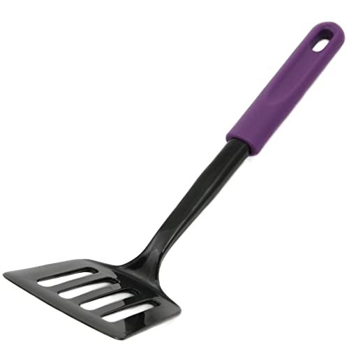 Chef Craft Basic Nylon Spatula/Turner, 11.5 inch, Purple - Image 1