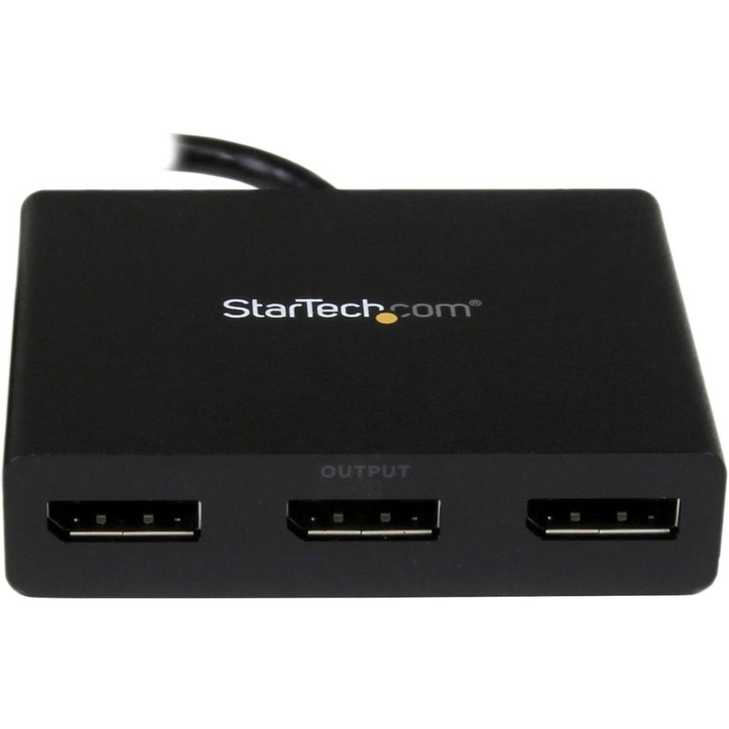 StarTech.com 3-Port DisplayPort 1.2 Splitter, DisplayPort to 3x DP Multi-Monitor Adapter, Dual 4K 30Hz and 1080p 60Hz Computer MST Hub, Windows Only (MSTDP123DP) - Image 2