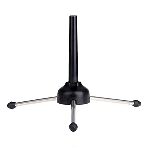 Lerodite Flute Stand Clarinet Holder Foldable Wind Instrument Stand, Woodwind Portable Tripod Stand Holder Attachment for Flute Clarinet Oboe - Image 1