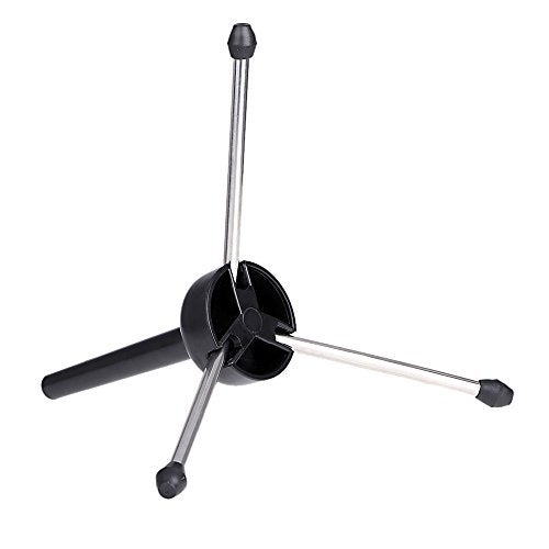 Lerodite Flute Stand Clarinet Holder Foldable Wind Instrument Stand, Woodwind Portable Tripod Stand Holder Attachment for Flute Clarinet Oboe - Image 2