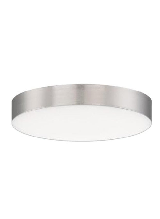 Maxim Trim 15W 1 LED 7 Inch Wide Flush Mount with Satin Nickel Finish - Image 5