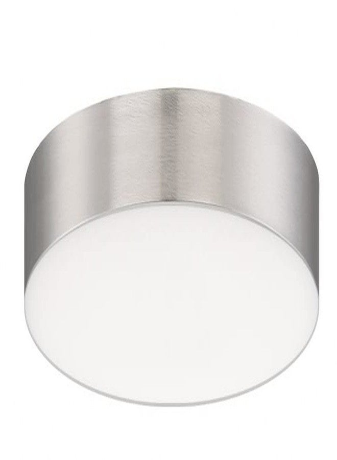 Maxim Trim 15W 1 LED 7 Inch Wide Flush Mount with Satin Nickel Finish - Image 4