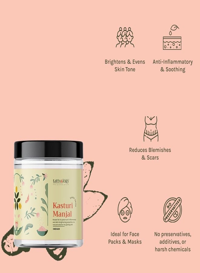 Tattvalogy Indian Kasturi Manjal 125gm | Wild Turmeric | Skincare kasturi Haldi Powder | Curcuma Aromatica | Chemical & Preservatives Free | Face Pack | Removes Unwanted Facial Hair (125g (REFILL)) - Image 2