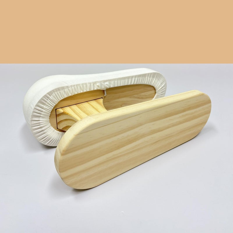 DE-LIANG Sleeve Ironing Board Small, Tailor's Cotton Padded Board with Solid Wood Base, Pressing Boards with Various Pressing Surfaces for - Smoothing Curved Seams, Ironing Collars, Cuff, Curved Seams - Image 5