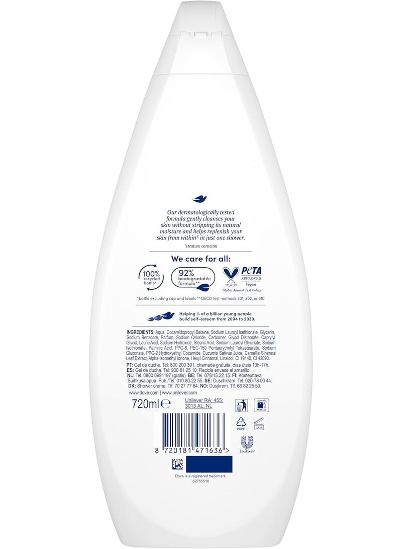 دوف حمامة هلام دش الرعاية الطازجة 720 مل - Image 2