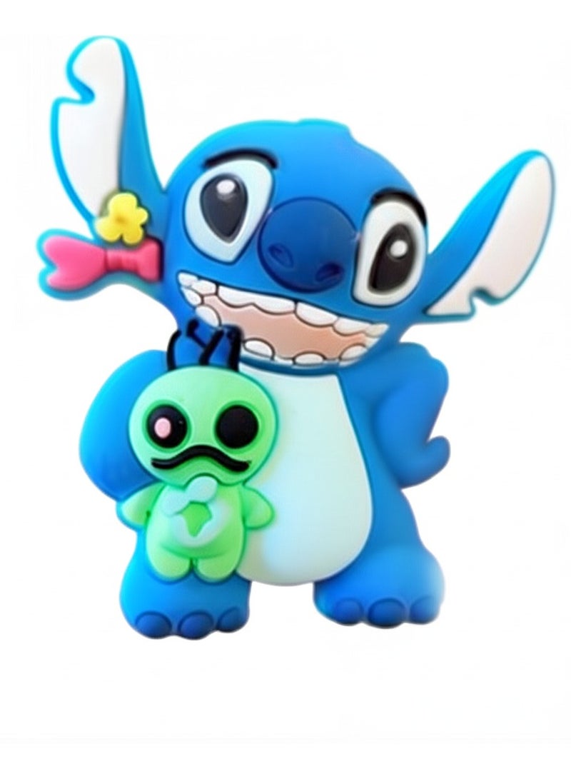 Generic Disney Lilo & Stitch Keychain – Cute Cartoon Stitch Character Keyring for Bags, Backpacks & Keys – Collectible Gift for Kids & Fans  - Image 1