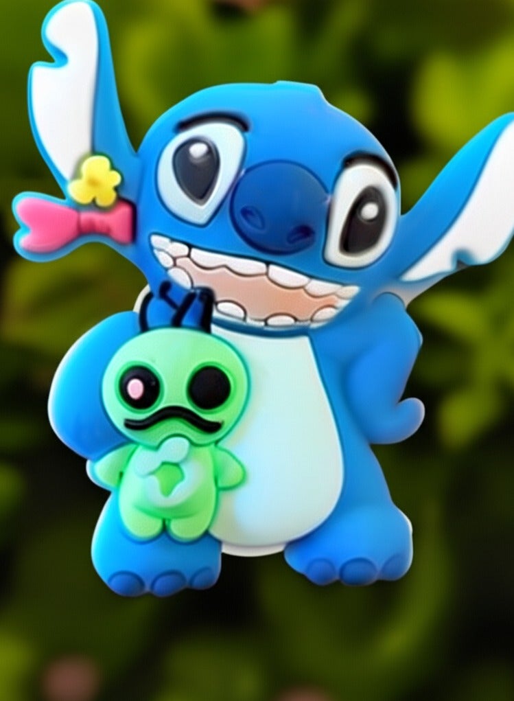 Generic Disney Lilo & Stitch Keychain – Cute Cartoon Stitch Character Keyring for Bags, Backpacks & Keys – Collectible Gift for Kids & Fans  - Image 2