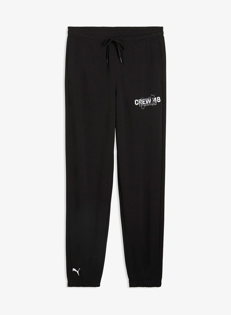 PUMA French Terry Logo Sweatpants - Image 3