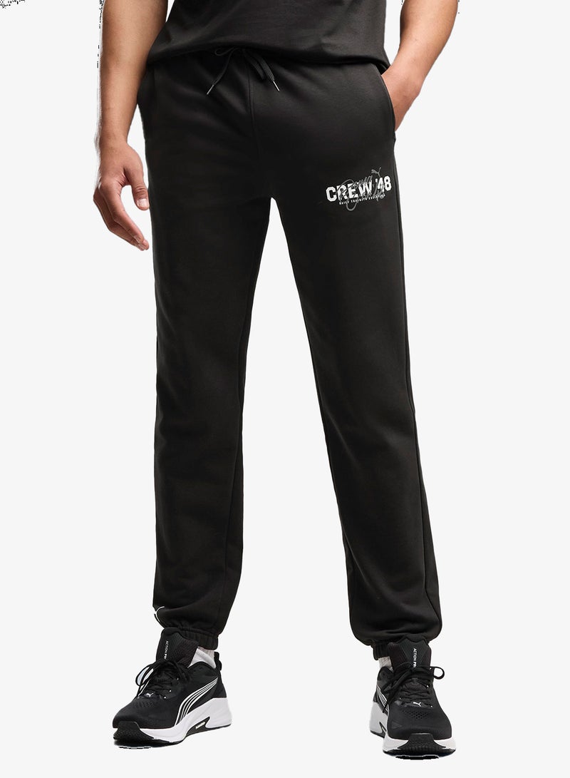 PUMA French Terry Logo Sweatpants - Image 1