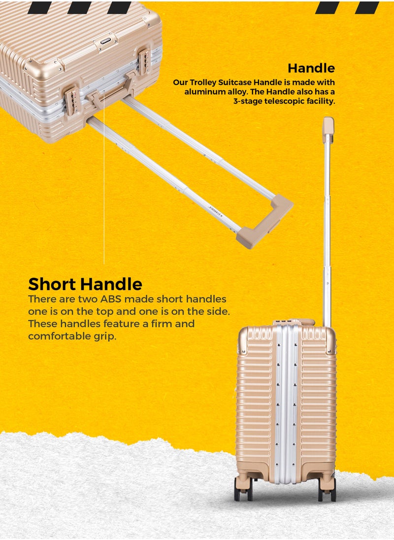 Stargold Luggage Bag TPC Hard Side Suitcase 360° Rotational Wheels and Lockable System Travel Bag  - Image 2