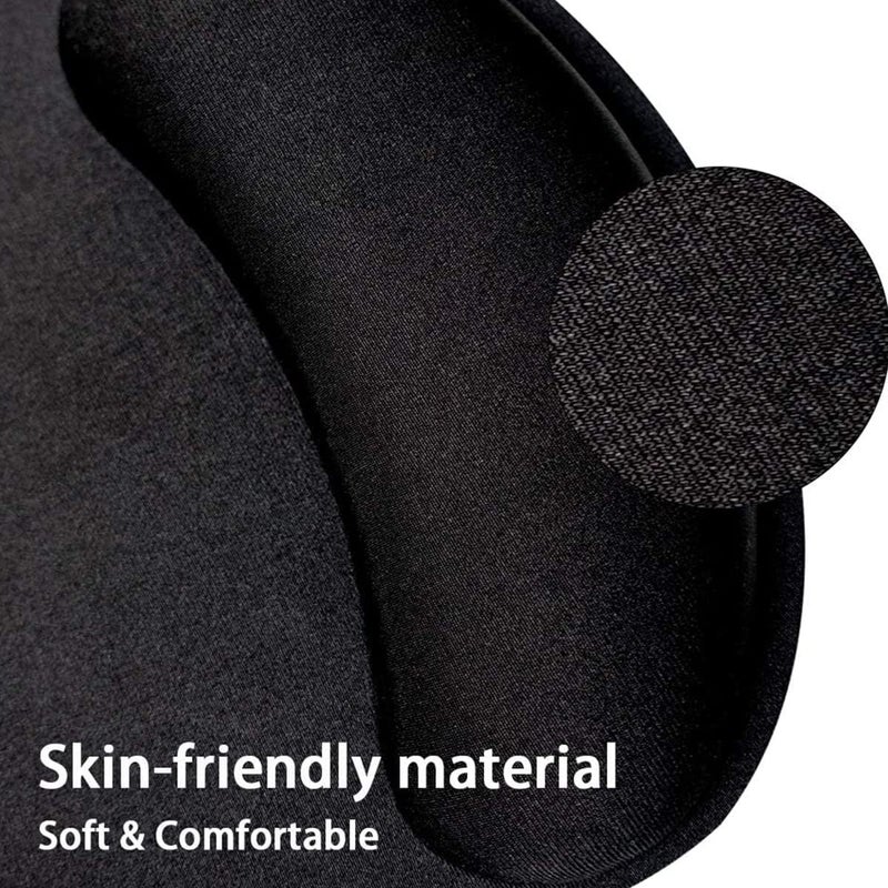 إي سي في في وسادة ماوس مريحة مع مسند معصم للوحة المفاتيح للألعاب/العمل، مجموعة دعم معصم لوحة المفاتيح والماوس المصنوعة من إسفنج الذاكرة غير القابل للانزلاق لتخفيف آلام الكتابة بسهولة - Image 5