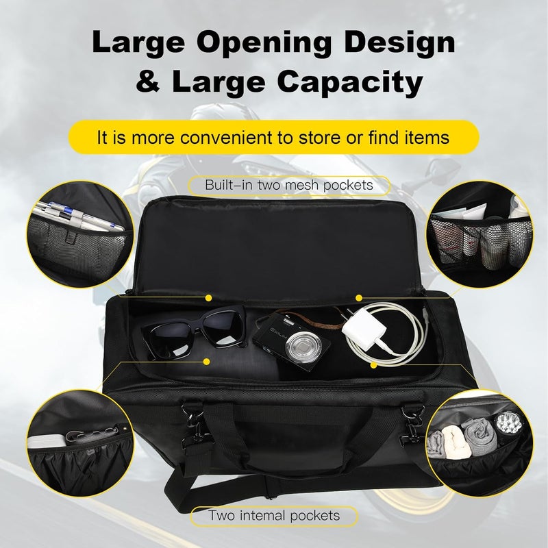 ANASES Motorcycle Saddlebag Liner Bags - Hard Saddle Bags Insert Storage Bag for Harley Touring Models (1993-2024) - Image 2