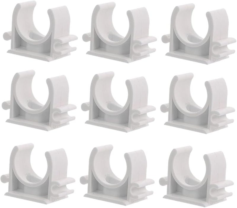 مشابك المياه القابلة للارتداء البيضاء على شكل حرف U لسهولة تركيب الخراطيم ومشاريع السباكة - Image 2