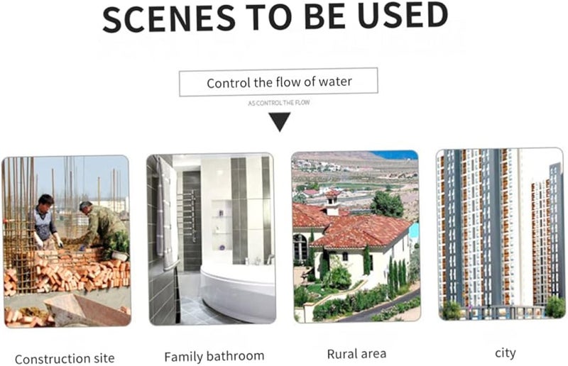 مشابك المياه القابلة للارتداء البيضاء على شكل حرف U لسهولة تركيب الخراطيم ومشاريع السباكة - Image 4