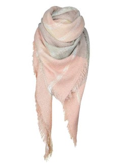 Women's Fall Winter Scarf Classic Tassel Plaid Scarf Warm Soft Chunky Large Blanket Wrap Shawl Scarves Grey Pink - pzsku/ZC8E6DADC27D6311BB2CFZ/45/_/1692872402/0c3c43ab-c0d5-4101-b4e0-2ec953e37692