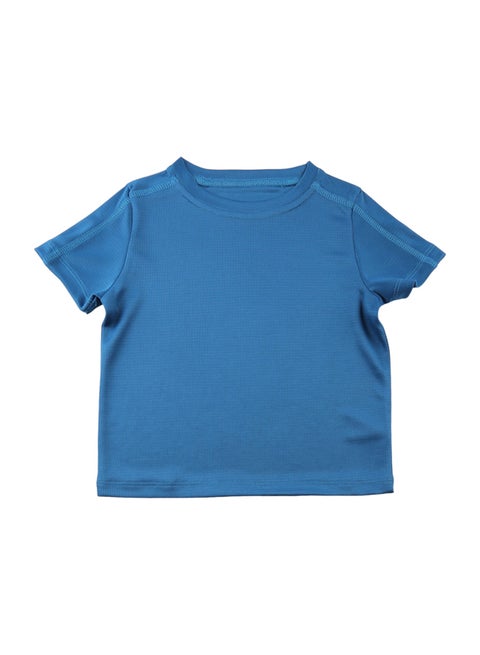 تيشيرت أزرق سبورت