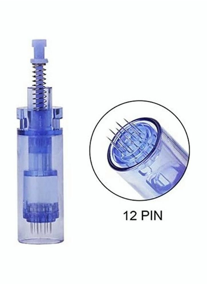 Dr.pen Derma Ultima A6 Replacement Cartridge 12 Needles 25 Pieces Blue 8cm  - Image 2