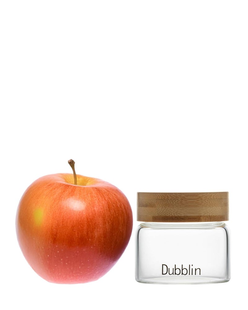 DUBBLIN Borosilicate Glass Jar with Airtight Wooden Lid, 120ml Transparent Kitchen Storage Container, 1 Piece, For Storing and Preserving Tea, Coffee, Snacks | Multipurpose Container for Kitchen - Image 4
