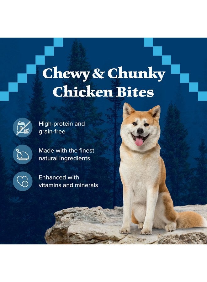 بلو بافلو Blue Buffalo Wilderness Trail Treats Wild Bites Dog Treats، حلوى ناعمة ورطبة للكلاب خالية من الحبوب وعالية البروتين مصنوعة من مكونات طبيعية، وصفة دجاج، كيس 4 أونصات - Image 5