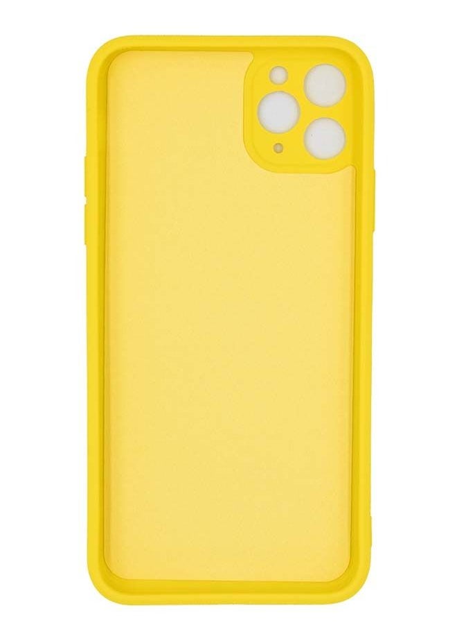 My Choice - Protective Silicone Case Cover for Apple iPhone 11 Pro Max- Yellow - Image 1