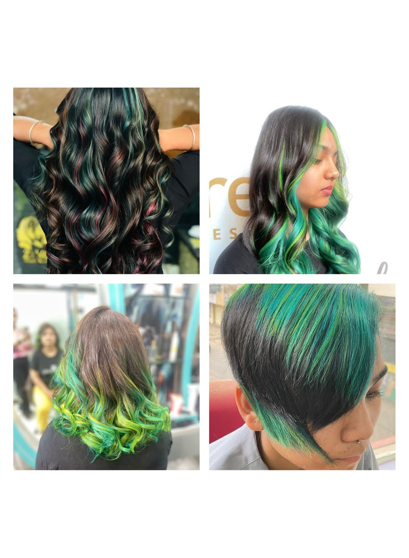 Streax Funky Clr Glorious Green100G - Image 5