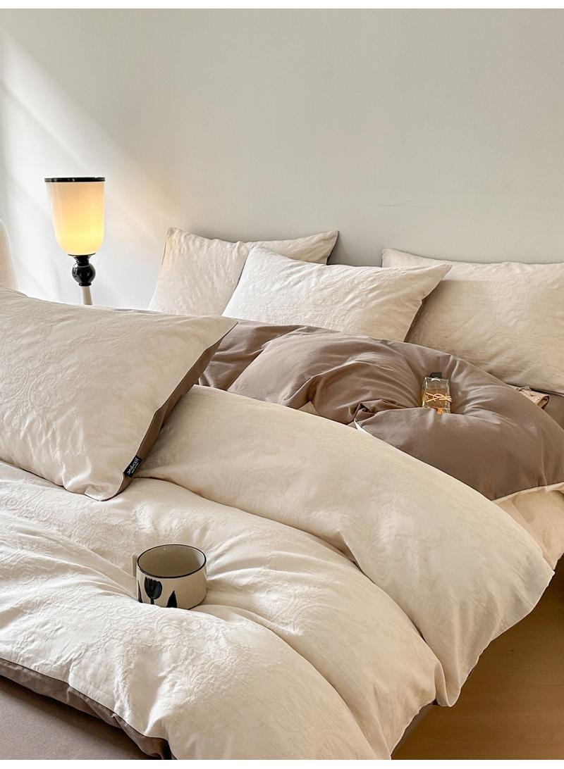 الأزرق جي دبليو 4 قطعة القطن مجموعة الراحة ورقة مجموعة هدية عيد ميلاد هدية نقل - Image 1