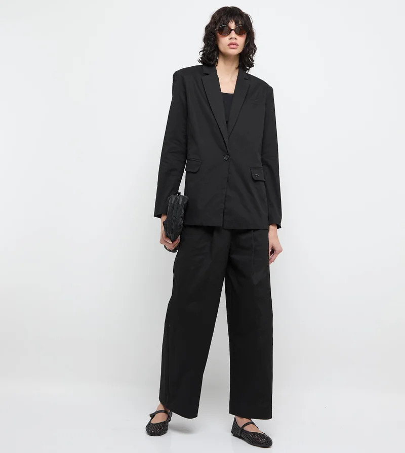 إف5 جاكيت بليزر نسائي منسوج