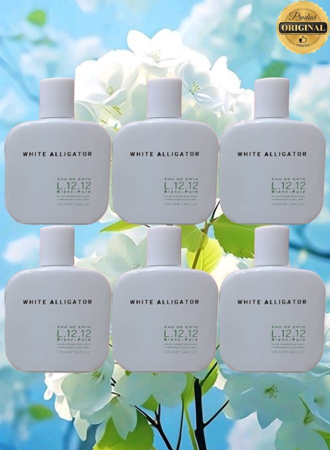 EMYC 6 Pieces White Alligator Perfume 100ML - Image 1