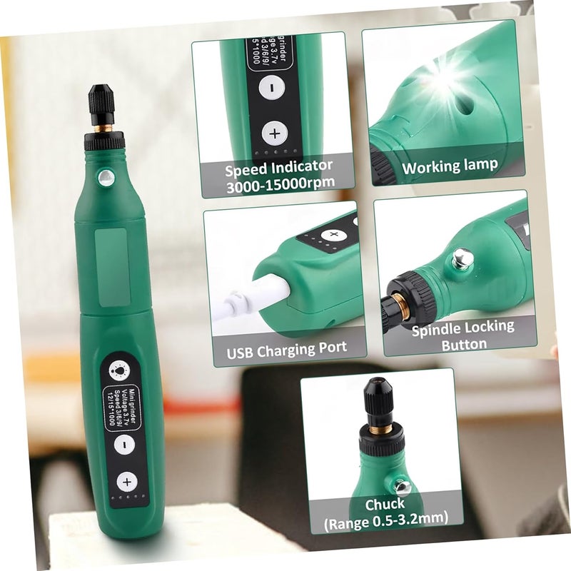 VOSAREA Usb Rechargeable Electric Rotary Tool Mini Handheld Grinding Pen for Engraving Polishing Drilling Engraving Tools - Image 5