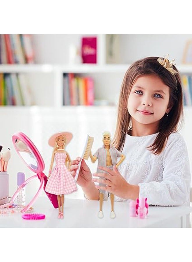 عام مجموعة دمية طفل مكونة من قطعتين من الملابس العصرية للدمى الطفل - دمية فتاة - ألعاب فتاة - باربي - مجموعة إكسسوارات دمية ، هدايا عيد ميلاد للأطفال المعجبين بهذه الدمى الصغيرة. - Image 5