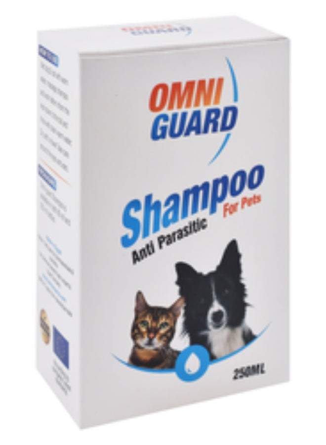 OMNI GUARD OMNIMAX Omniguard Anti Parasitic Shampoo Effective Protection Against Fleas Ticks and Lice for Cats and Dogs 250 ml Medicated Shampoo - Image 2