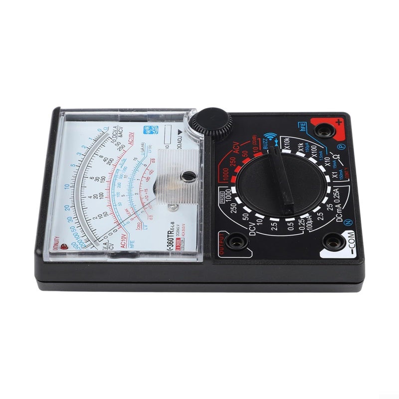 Analog Multimeter with Test Pen Large 80mm Scale Display Measures AC DC Voltage Current Resistance Capacitance Frequency - Image 5