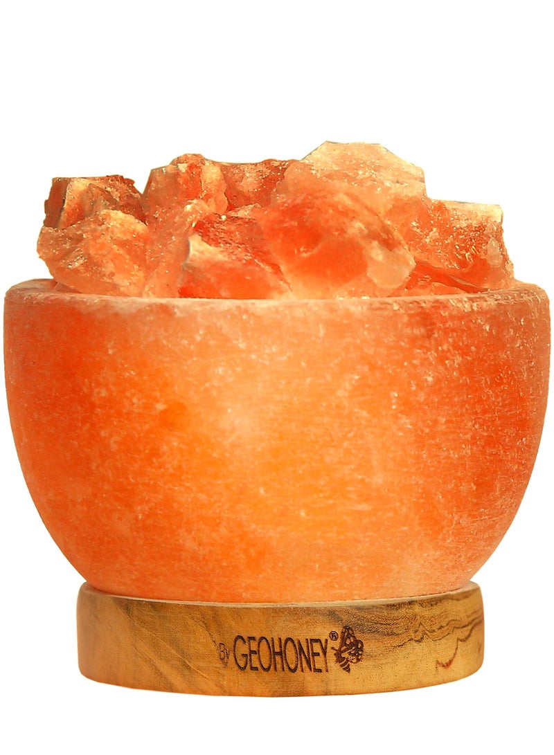 Geohoney - Himalayan Salt Fire Bowl with USB Mini - Image 1