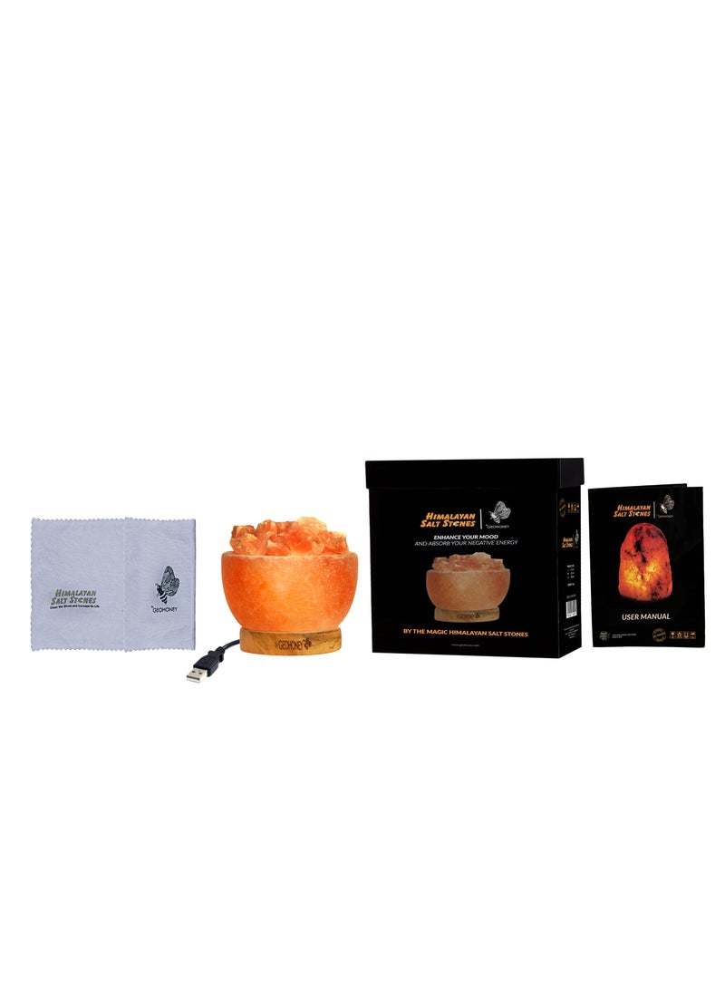 Geohoney - Himalayan Salt Fire Bowl with USB Mini - Image 5