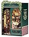 Hands Craft DIY Miniature Kit Book Nook Owl Bookstore Enchanting Nocturnal Library Whimsical Design Vintage Charm Cozy Bookshelf Decor Wonderful Gift for Book Owl Lovers - Image 2