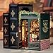 Hands Craft DIY Miniature Kit Book Nook Owl Bookstore Enchanting Nocturnal Library Whimsical Design Vintage Charm Cozy Bookshelf Decor Wonderful Gift for Book Owl Lovers - Image 4