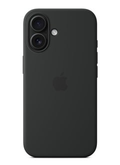 Silicone iPhone 16 Silicone Case with MagSafe – Black  - Image 1