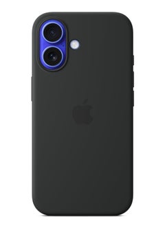 Silicone iPhone 16 Silicone Case with MagSafe – Black  - Image 4